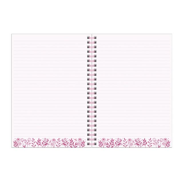 Caiet A4 Gorjuss, Wildflower cu accesorii scolare