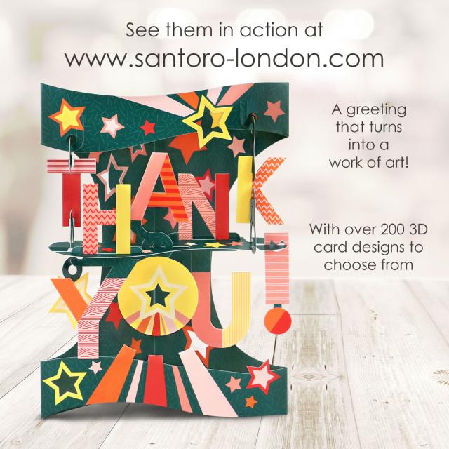 Felicitare, Santoro, Thank you