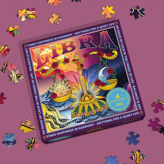 Puzzle 1000 piese, Gorjuss, zodia Balanta