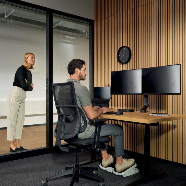 Filtru de confidentialitate Kensington HC, transparenta superioara, pentru monitor, 23.8 inch, 16:9, prindere duala