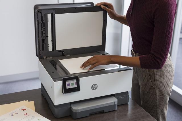 Multifunctional inkjet color HP OfficeJet Pro 9013, retea, Wireless, Duplex, ADF, A4