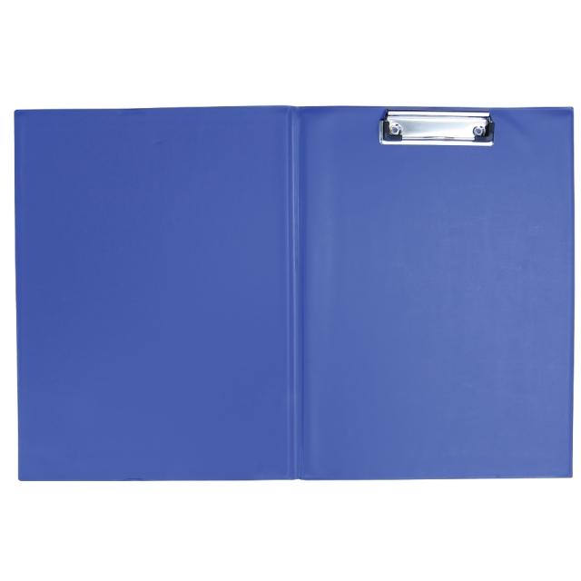 Clipboard dublu, A4, PVC, albastru