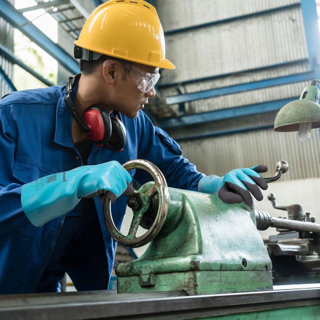 Manusi chimice nitril Honeywell FLEXTRIL 231, marime 10