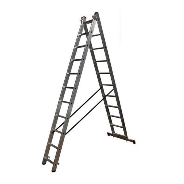 Scara aluminiu RARIS, profesionala cu 2 tronsoane tip 2N