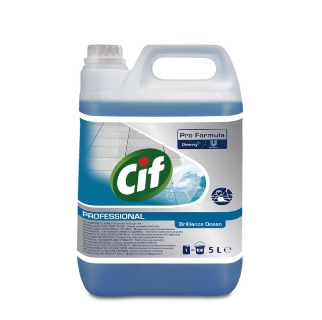 Detergent universal diverse suprafete Cif BrillianceOcean, 5L