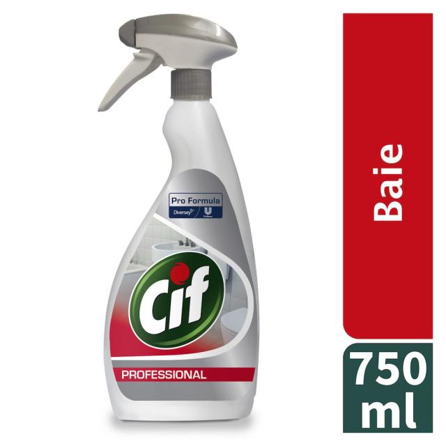Detergent pentru baie Pro formula Cif 2in1, 750ml