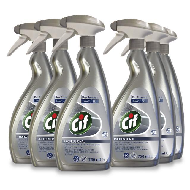Detergent Pro Formula Cif, otel si inox, 750 ml