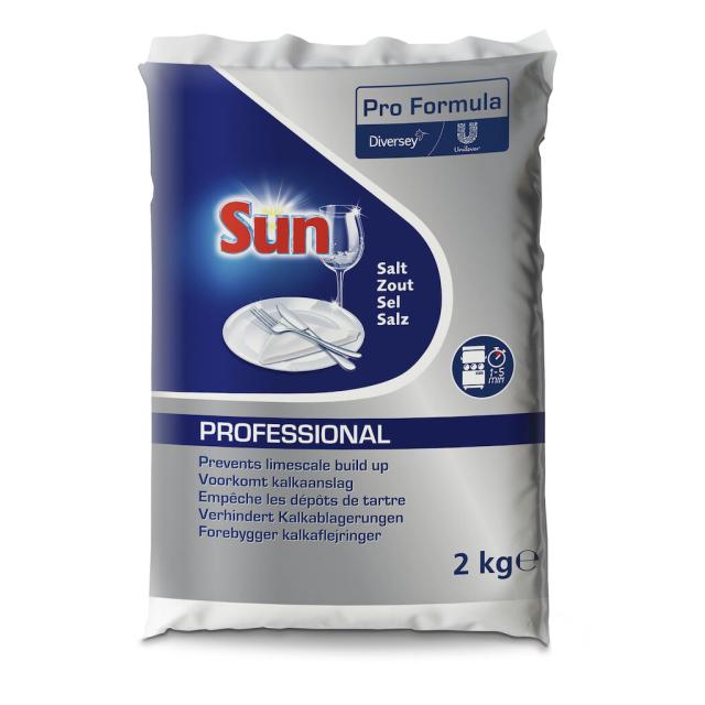 Sare regeneratoare pentru masina de spalat vase Sun ProFormula Dishwash, 2 kg