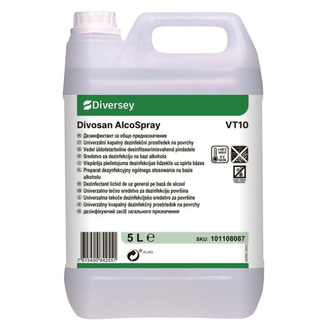 Dezinfectant lichid de uz general pe baza de alcool Alcosan VT10, 5L
