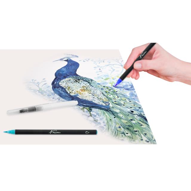 Set 25 piese Creative Craft, acuarele, markere, creioane si pensula