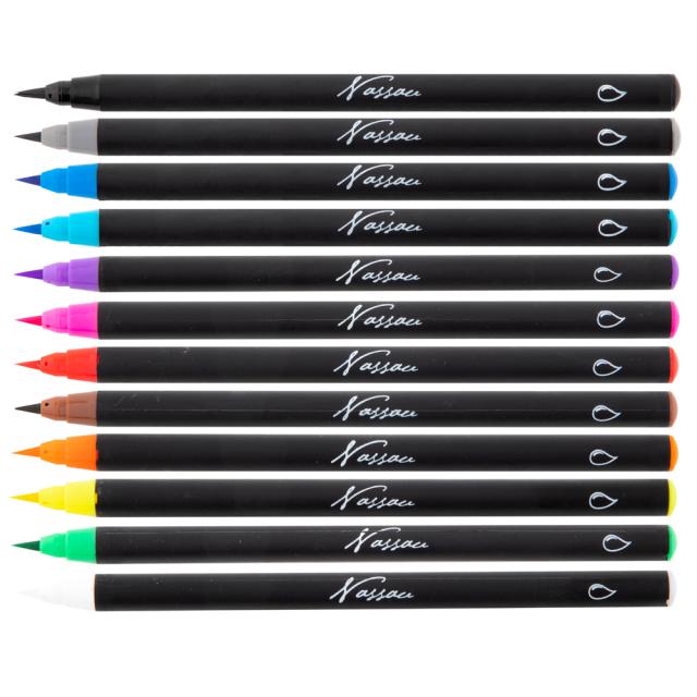 Set 25 piese Creative Craft, acuarele, markere, creioane si pensula