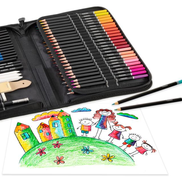 Trusa 96 piese Creative Craft, pentru schite si colorat ArtSensations