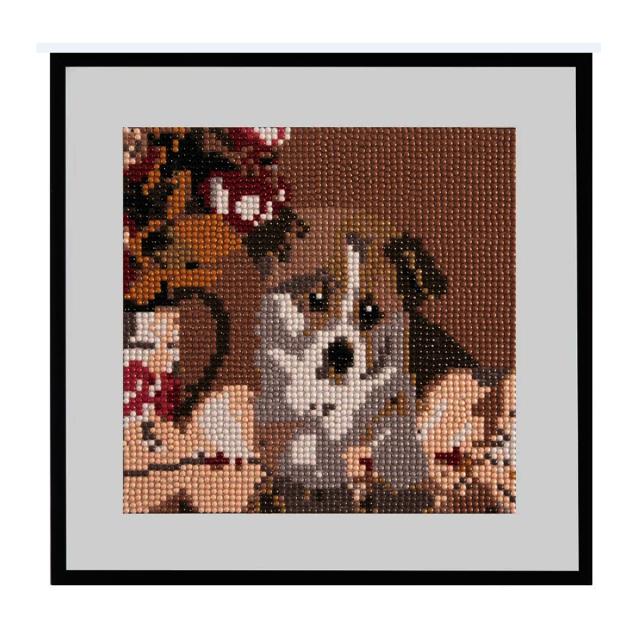 Pictura diamant Creative Craft, model caine, 20x20 cm