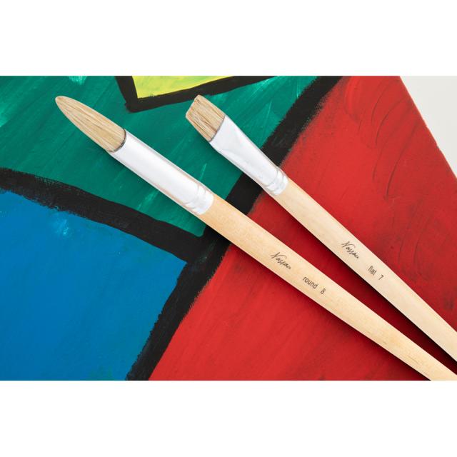 Set Nassau Fine Art, 12 pensule profesionale, diverse dimensiuni