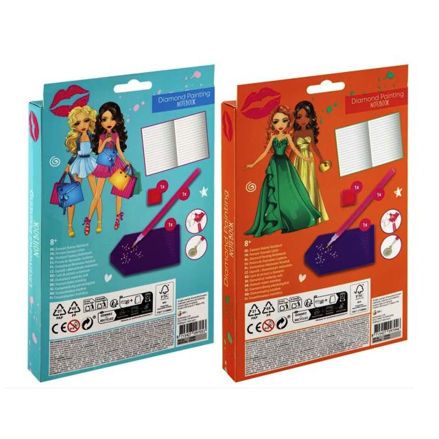 Agenda Creative Craft, A5, pictura cu diamante, diverse modele