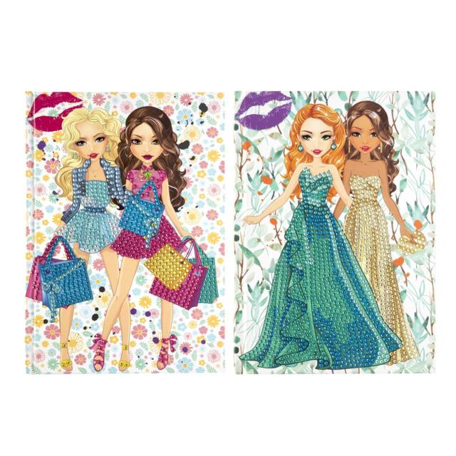 Agenda Creative Craft, A5, pictura cu diamante, diverse modele