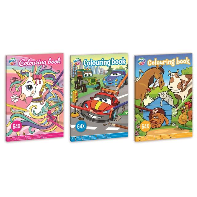 Carte de colorat Creative Craft, A4, 64 pagini, diverse modele