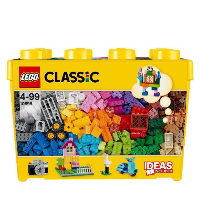 LEGO Classic, Cutie mare de constructie creativa LEGO, numar piese 790, varsta 4+