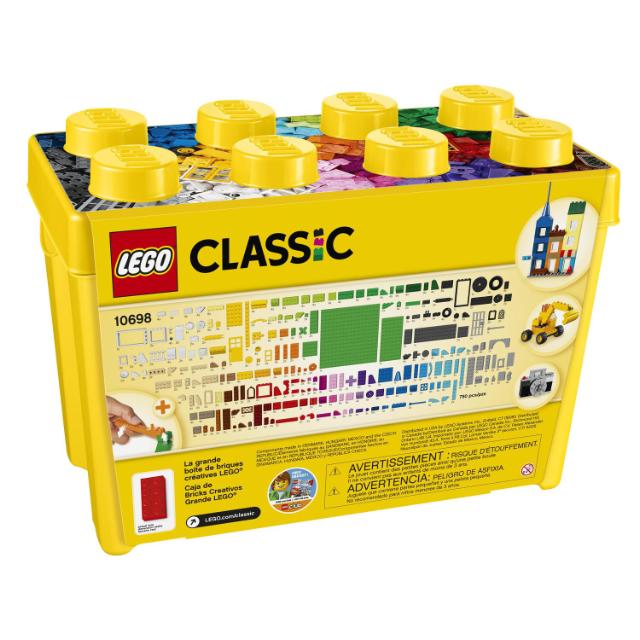 LEGO Classic, Cutie mare de constructie creativa LEGO, numar piese 790, varsta 4+