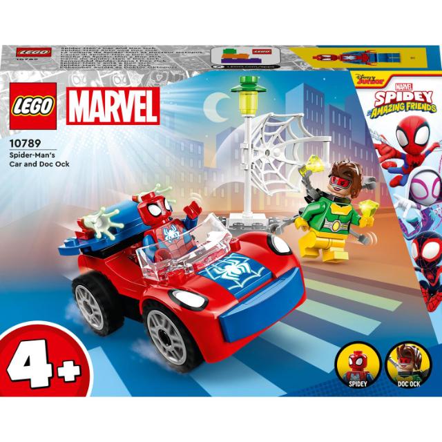 LEGO Spidey, Masina Omului Paianjen si Doc Ock, numar piese 48, varsta 4+