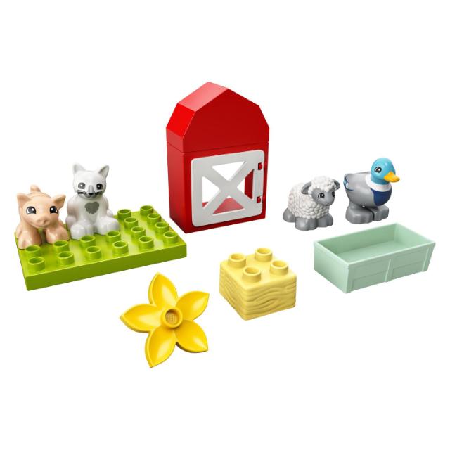 LEGO DUPLO, Animalele de la ferma, numar piese 11, varsta 2+