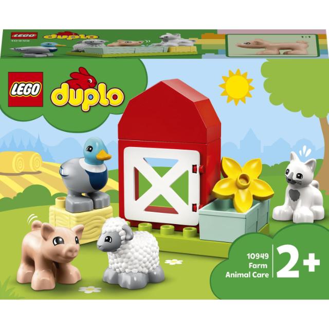LEGO DUPLO, Animalele de la ferma, numar piese 11, varsta 2+