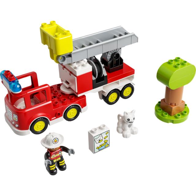 LEGO DUPLO, Camion de pompieri, numar piese 21, varsta 2+