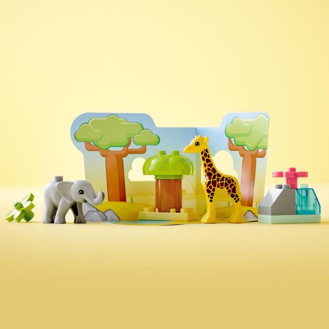 LEGO DUPLO, Animale salbatice din Africa, numar piese 10, varsta 2+