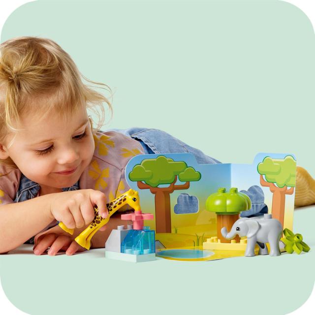 LEGO DUPLO, Animale salbatice din Africa, numar piese 10, varsta 2+