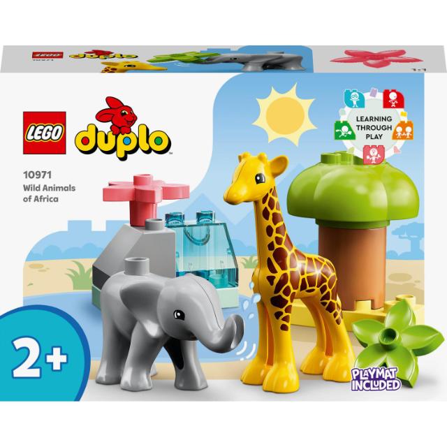 LEGO DUPLO, Animale salbatice din Africa, numar piese 10, varsta 2+