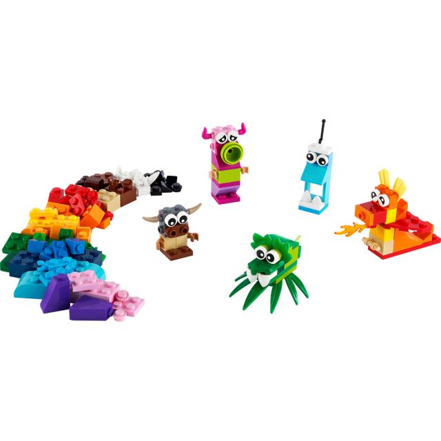 LEGO Classic, Monstri creativi, numar piese 140, varsta 4+