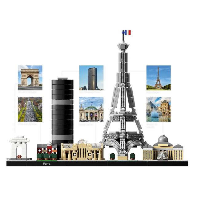 LEGO Architecture, Paris 21044, 12 ani, 649 piese