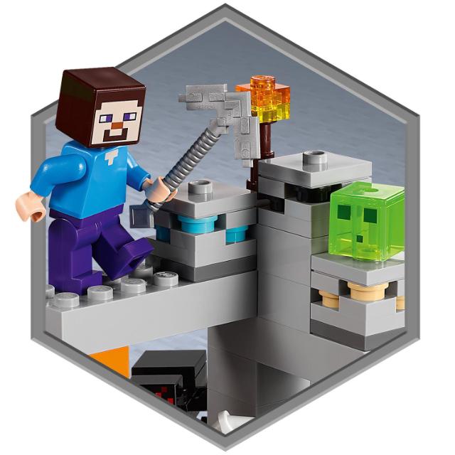 LEGO Minecraft, Mina abandonata, numar piese 248, varsta 7+