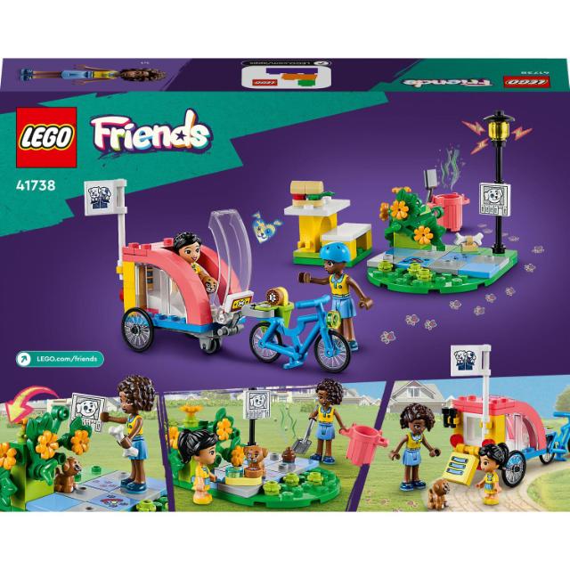 LEGO Friends, Bicicleta pentru salvarea cainilor, numar piese 125, varsta 6+