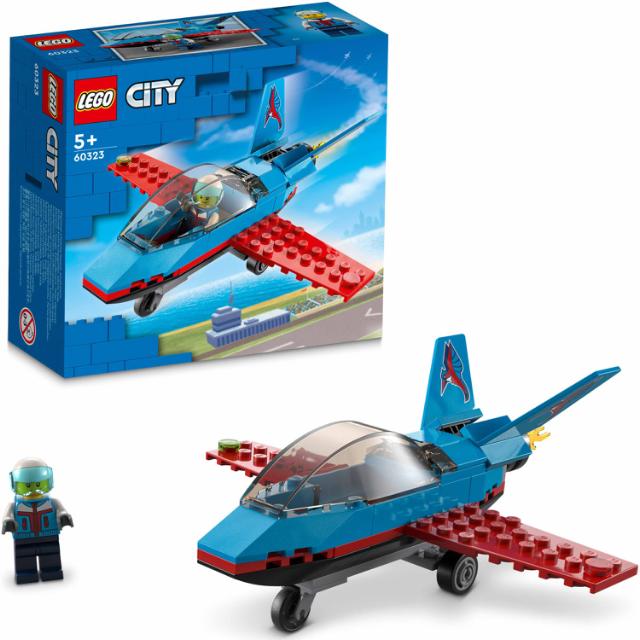 LEGO City, Avion de acrobatii, numar piese 59, varsta 5+