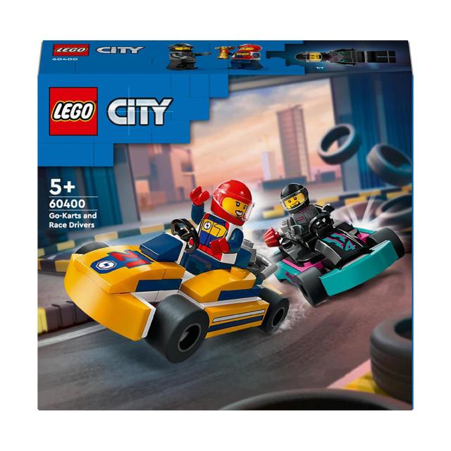 LEGO City carturi si piloti de curse 60400, 99 piese