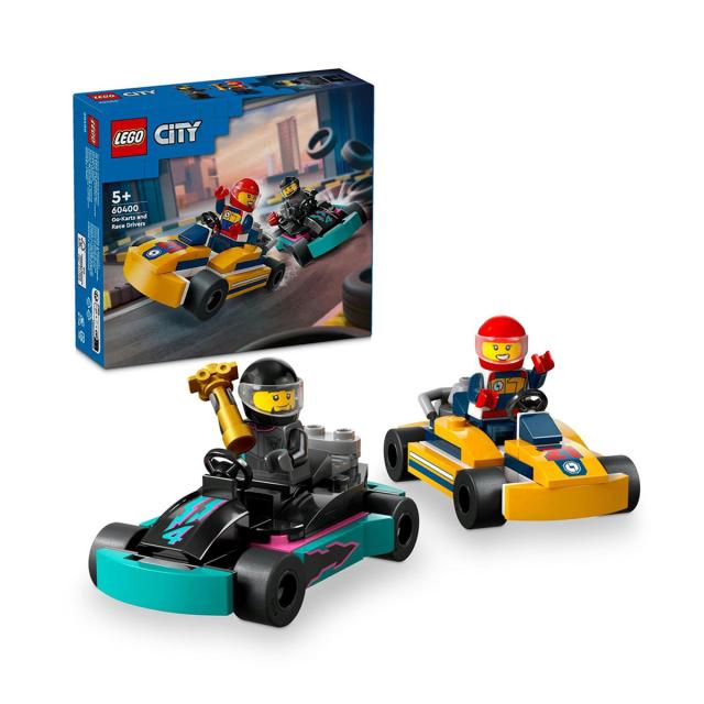LEGO City carturi si piloti de curse 60400, 99 piese