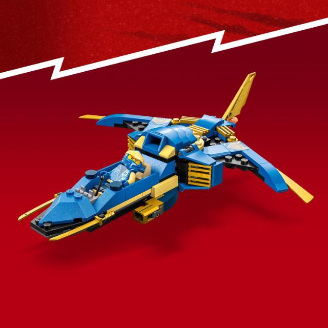 LEGO Ninjago, Avionul cu reactie Fulger EVO al lui Jay, numar piese 146, varsta 6+