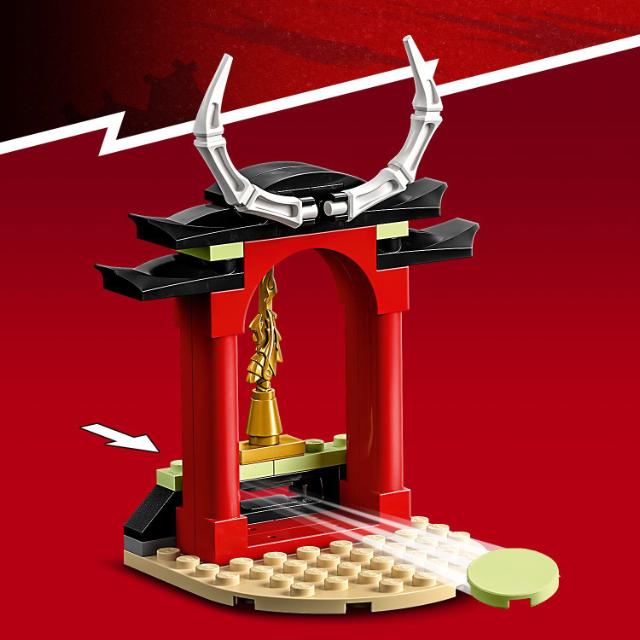 LEGO Ninjago, Motocicleta de strada Ninja a lui Lloyd, numar piese 64, varsta 4+