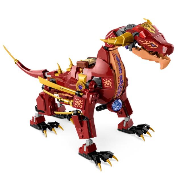 LEGO Ninjago, Dragonul de lava transformator cu val de caldura 71793, 479 piese
