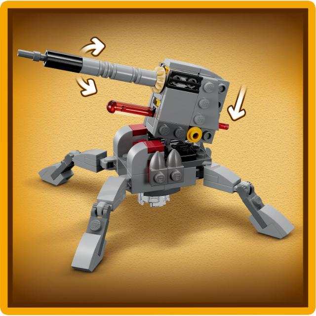 LEGO Star Wars, Pachet de lupta Clone Troopers, divizia 501, numar piese 119, varsta 6+