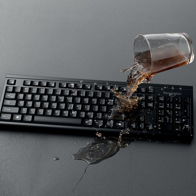 Kit tastatura + mouse Kensington EQ KM270, reincarcabil, conexiune wireless sau bluetooth, plastic partial reciclat, negru