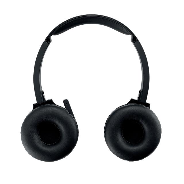 Casti Kensington EQ H1050 On-Ear, reglabile, microfon cu anulare sunet inclus, conexiune Bluetooth, plastic partial reciclat, negru