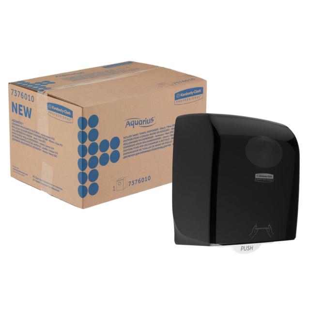 Dispenser KC Aquarius New Compact, negru pentru Scott Max