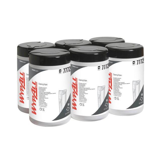Lavete industriale preumezite Kimberly-Clark Wypall,  verzi,  50 portii/set