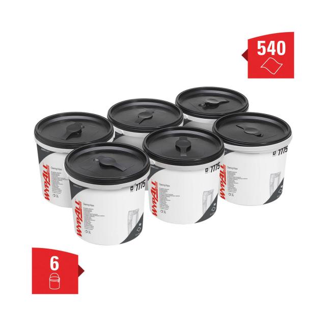 Lavete umede, Kimberly-Clark, Wypall, cu galeata, 90 portii/set