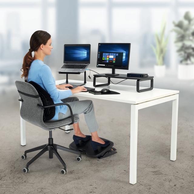 Mouse Pad Kensington SmartFit, cu suport ergonomic pentru incheietura mainii, ajustabil, negru