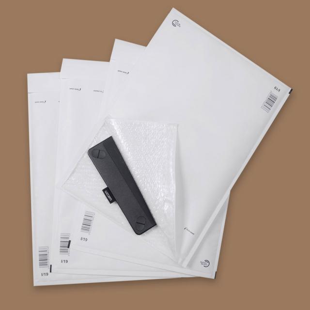 Plic silinonic alb 320 x 420 mm, deschidere latura mica, 80 g/mp, FSC, 100 bucati/set