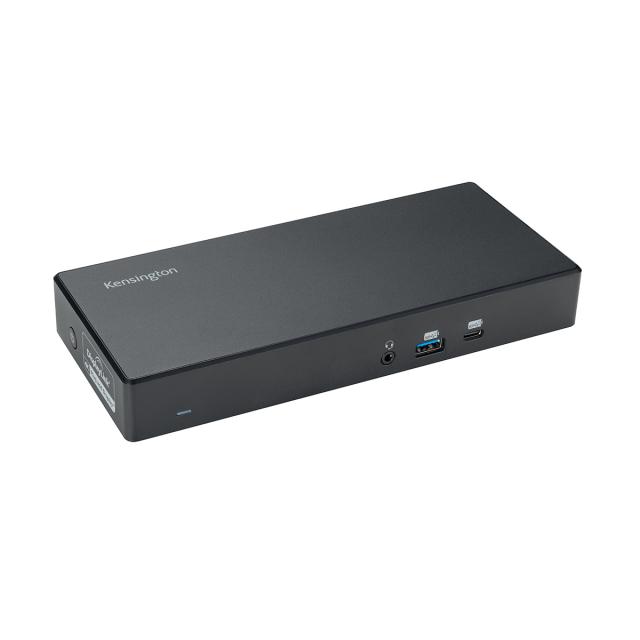 Docking Station Kensington SD4781P EQ, material partial reciclat, conexiune duala USB-C & USB-A, 100W, negru