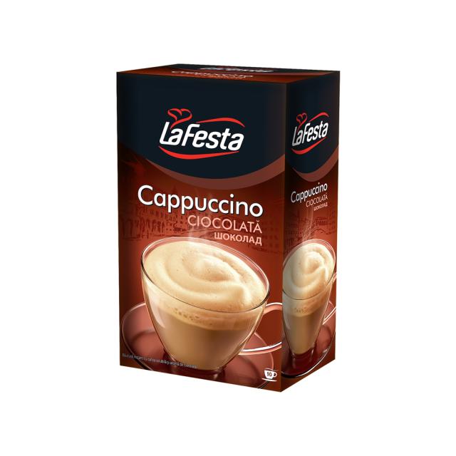 Cappucino La Festa Ciocolata, plicuri 10x12g